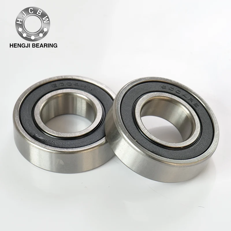 Snap Ring Groove နှင့်အတူ 6004rs နက်ရှိုင်းသော groove ဘောလုံးဝက်ဝံ